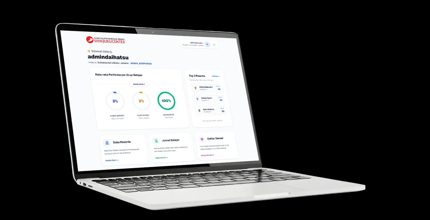 LMS Corporate Dashboard Shinjukucenter
